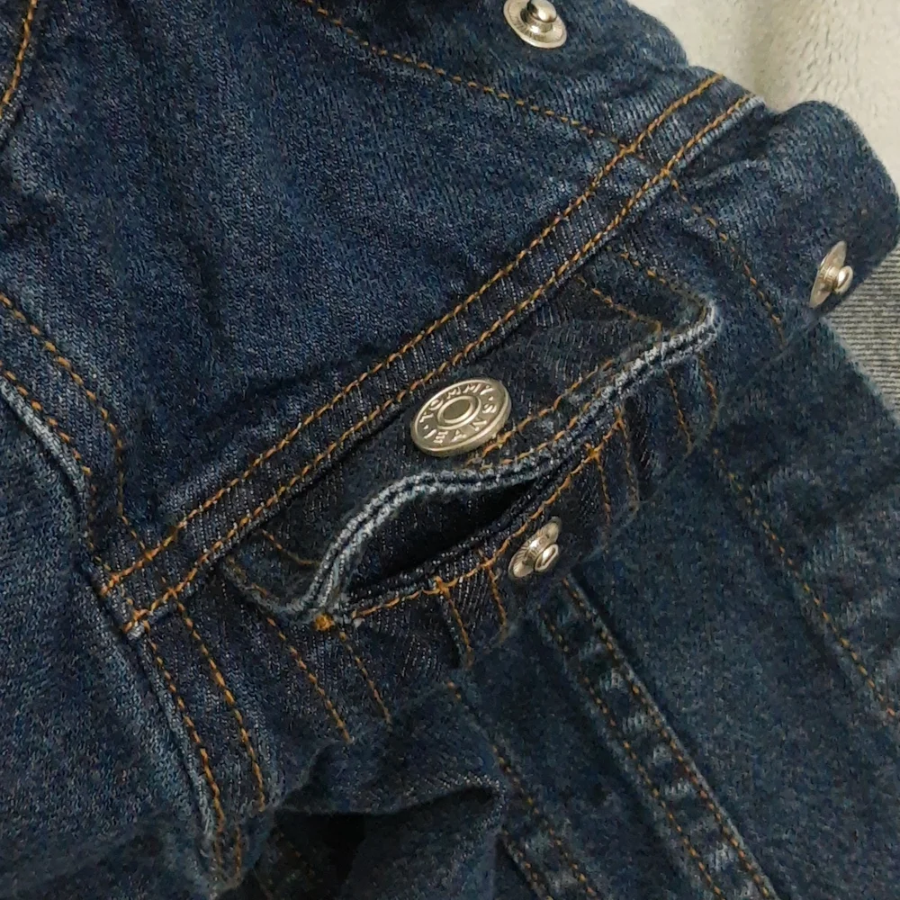 Tommy Hilfiger Snap Up Denim Jean Jacket 18-24 months VTG 1990s